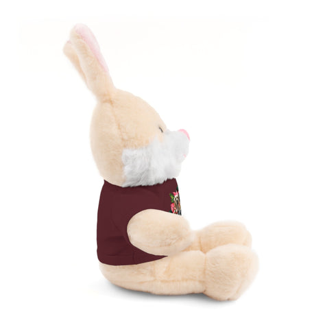 Custom Photo Festive Poinsettia Stuffed Animals with Tee